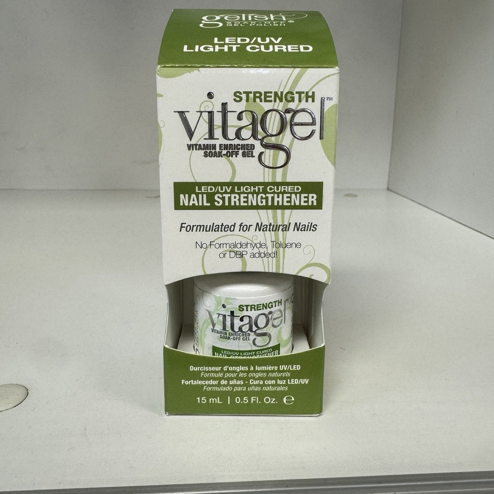 Harmony Gelish VitaGel LED/UV Light Cured Nail Strengthener 0.5 oz‎ - STRENGTH